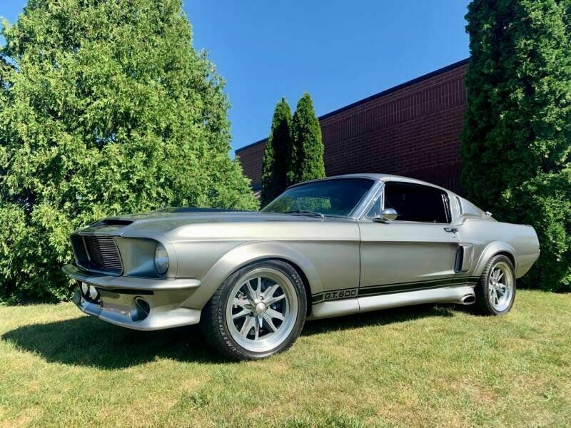 1967 Silver Ford Mustang Convertible