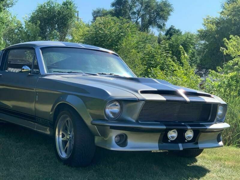 1967 Silver Ford Mustang Convertible