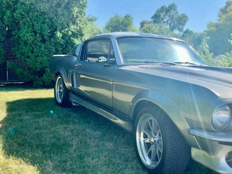 1967 Silver Ford Mustang Convertible