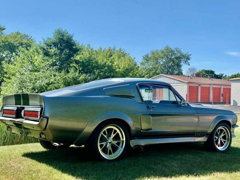 1967 Silver Ford Mustang Convertible