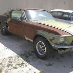 1967 Gray Ford Mustang Fastback