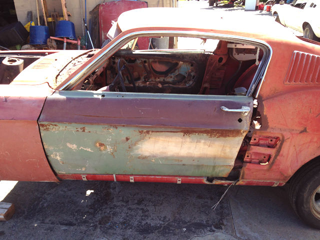 1967 Red Ford Mustang Fastback
