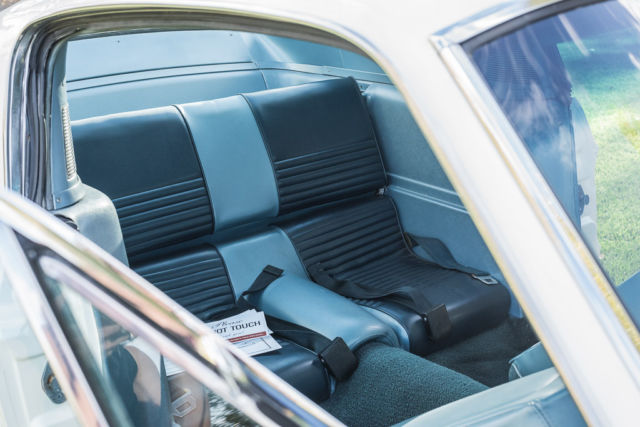 1967 White Ford Mustang Fastback