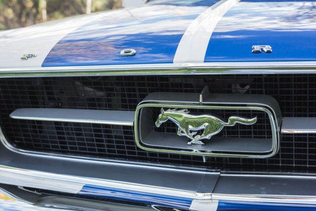 1967 White Ford Mustang Fastback