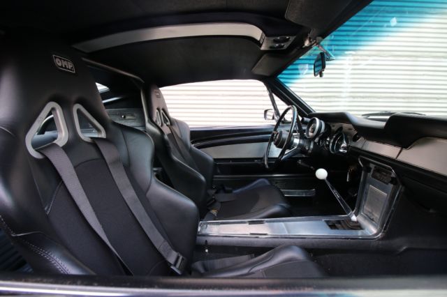 1967 Blue Ford Mustang