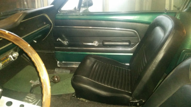 1967 Dark Green Ford Mustang Fastback