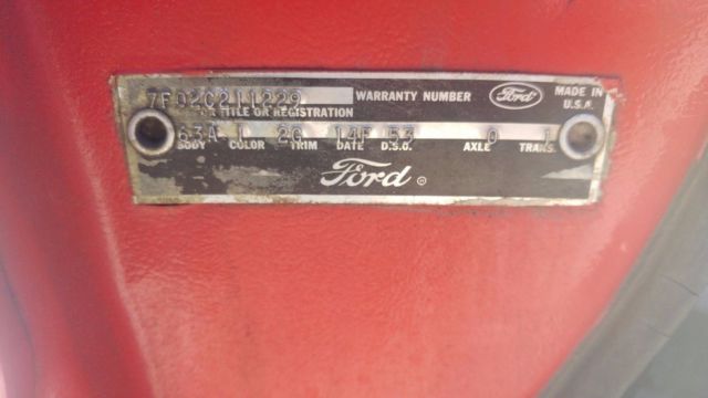 1967 Red Ford Mustang Fastback