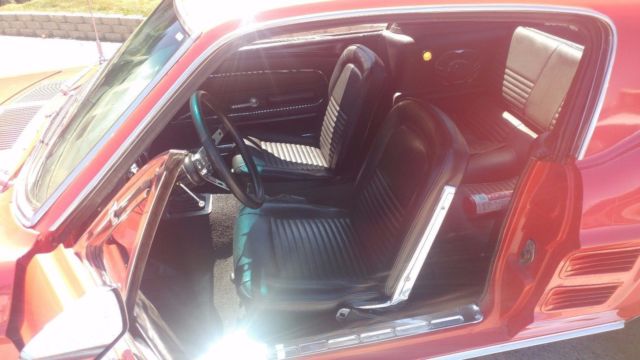 1967 Red Ford Mustang Fastback