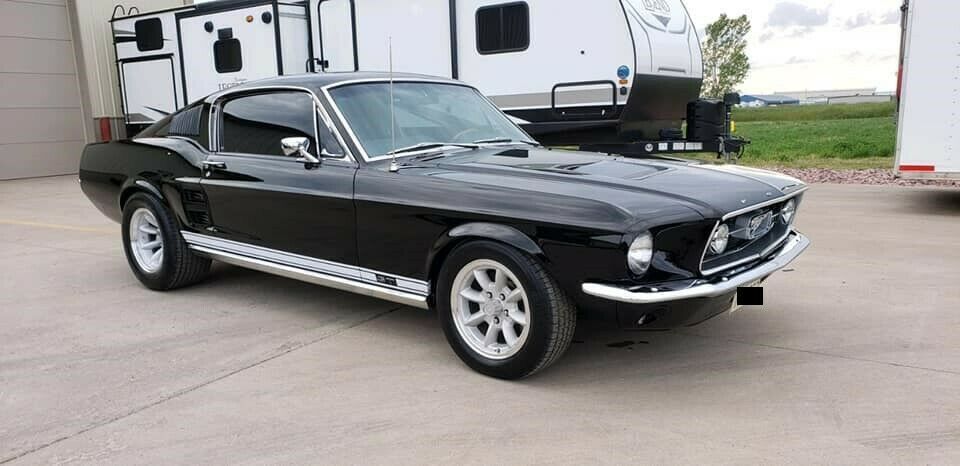 1967 Black Ford Mustang Fastback