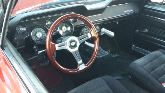 1967 Red Ford Mustang Fastback