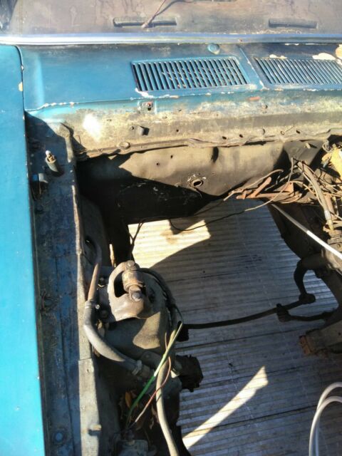 1967 Blue Ford Mustang