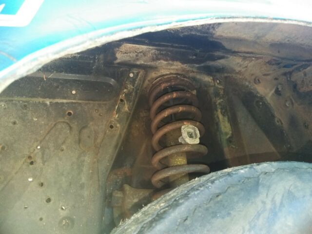 1967 Blue Ford Mustang