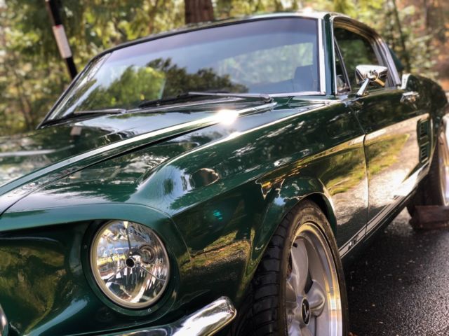 1967 Green Ford Mustang Fastback