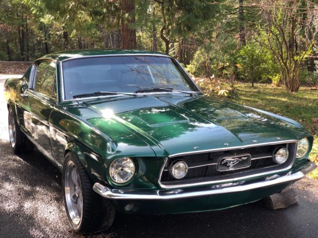 1967 Green Ford Mustang Fastback