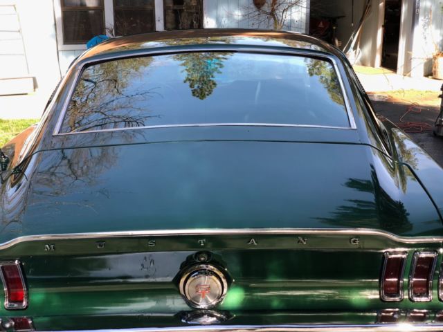 1967 Green Ford Mustang Fastback