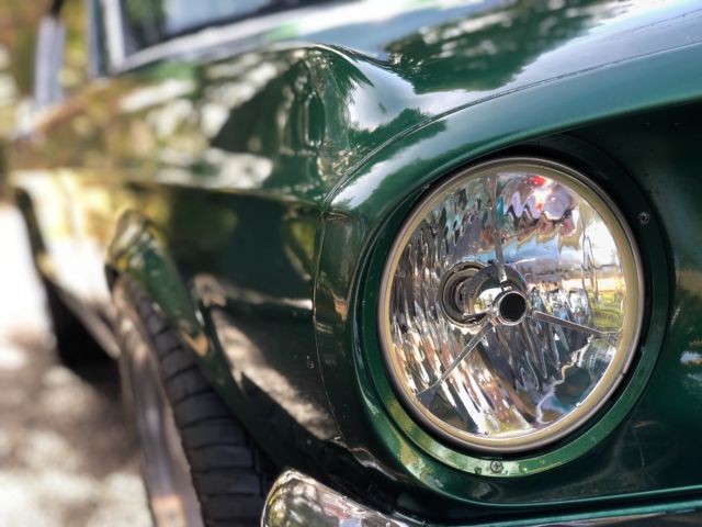 1967 Green Ford Mustang Fastback