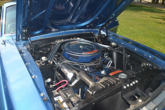 1967 Blue Ford Mustang Fastback