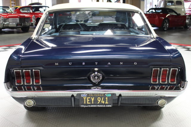 1967 Blue Ford Mustang Coupe