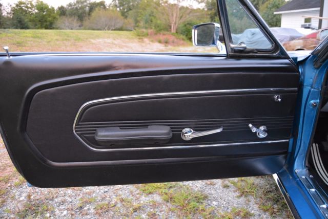 1967 Blue Ford Mustang Convertible
