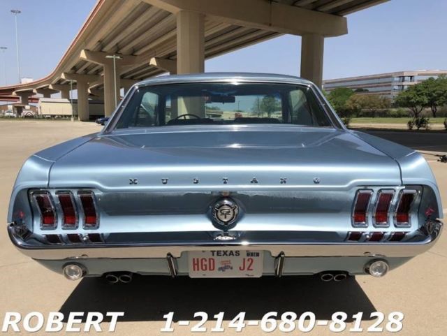 1967 Blue Ford Mustang Coupe
