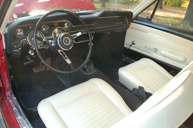 1967 Candy Apple Red Ford Mustang Coupe