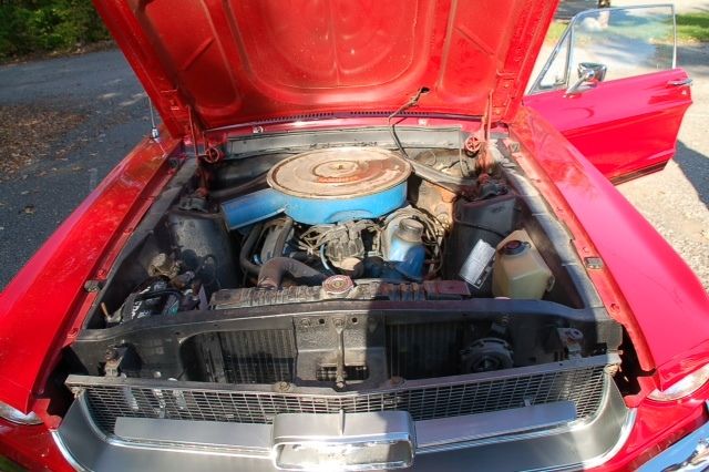 1967 Candy Apple Red Ford Mustang Coupe