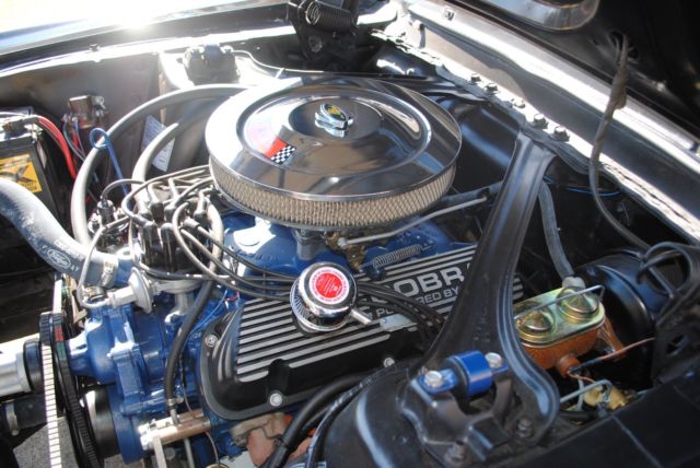 1967 Black Ford Mustang Convertible