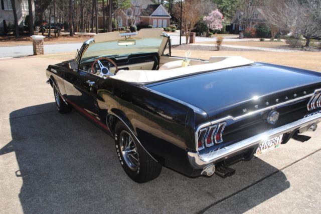 1967 Black Ford Mustang Convertible