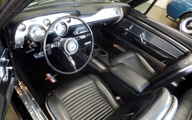 1967 Black Ford Mustang Convertible