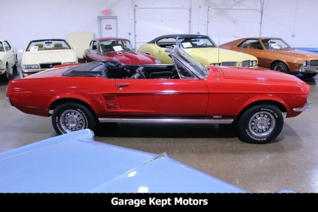 1967 Red Ford Mustang Convertible