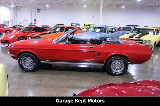 1967 Red Ford Mustang Convertible