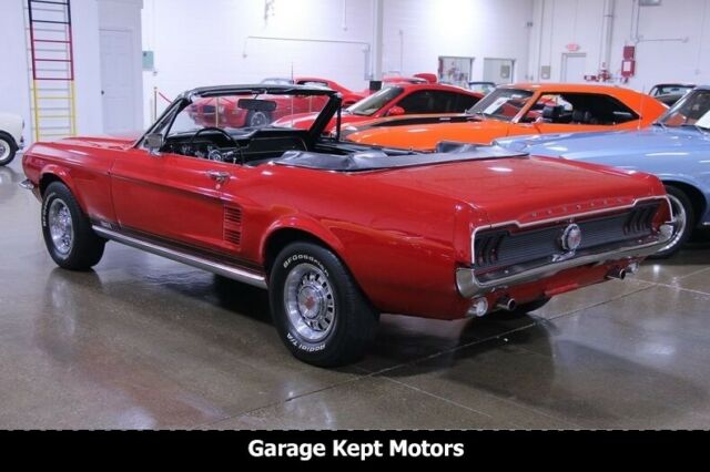 1967 Red Ford Mustang Convertible