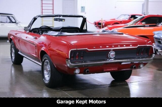 1967 Red Ford Mustang Convertible