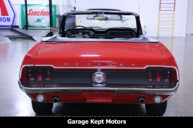 1967 Red Ford Mustang Convertible