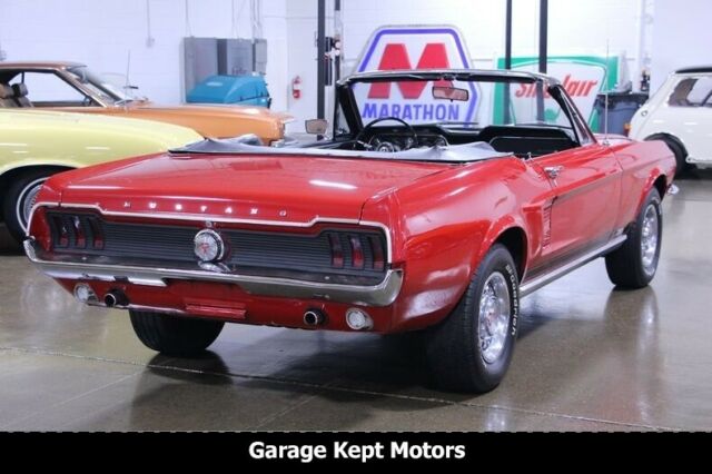 1967 Red Ford Mustang Convertible