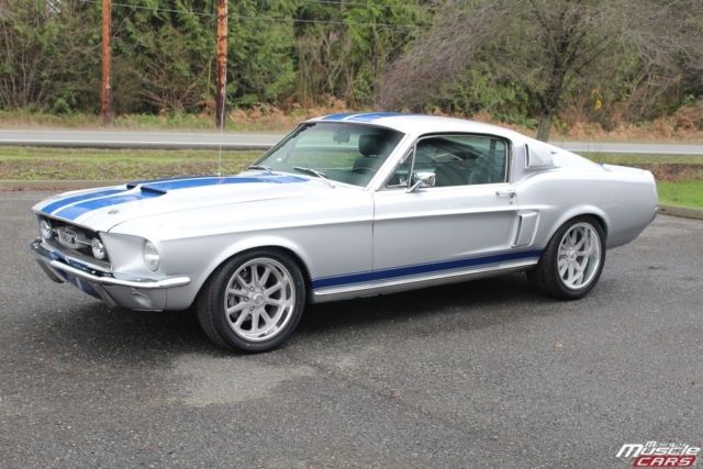 1967 Silver Ford Mustang