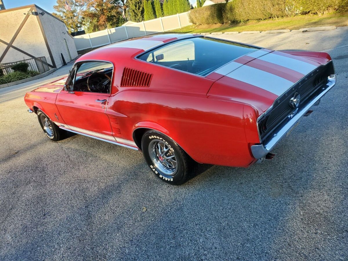 1967 Red Ford Mustang Fastback