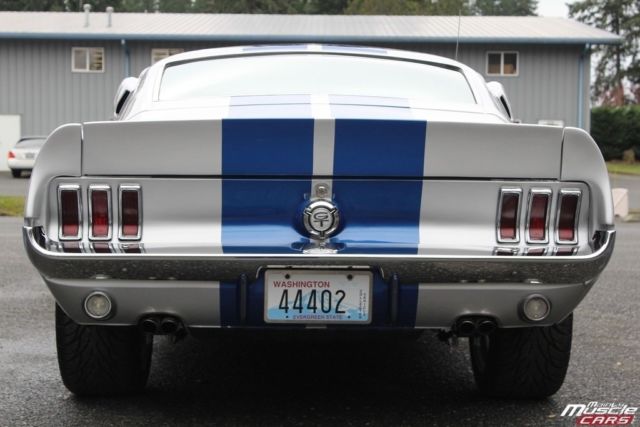 1967 Silver Ford Mustang