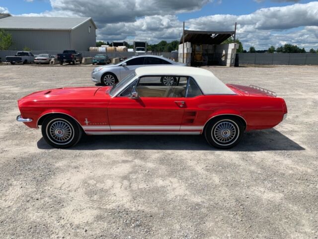 1967 Red Ford Mustang Coupe