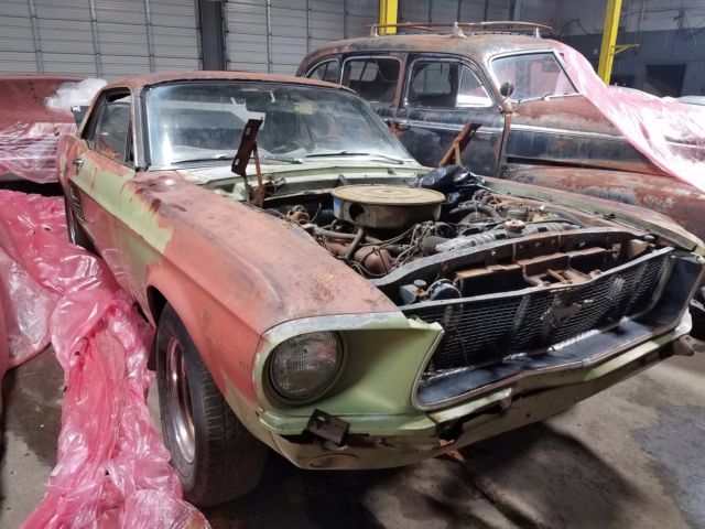 1967 Green Ford Mustang Coupe