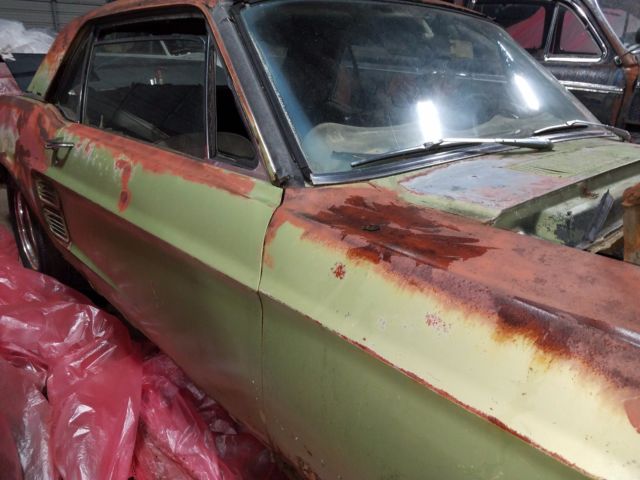 1967 Green Ford Mustang Coupe