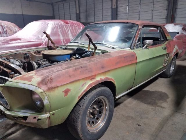 1967 Green Ford Mustang Coupe