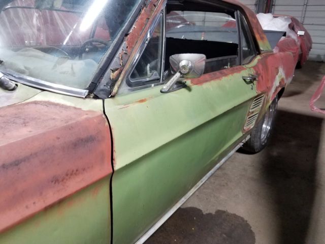 1967 Green Ford Mustang Coupe