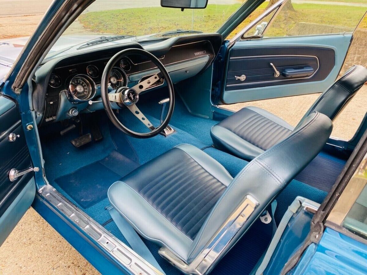 1967 Blue Ford Mustang Coupe