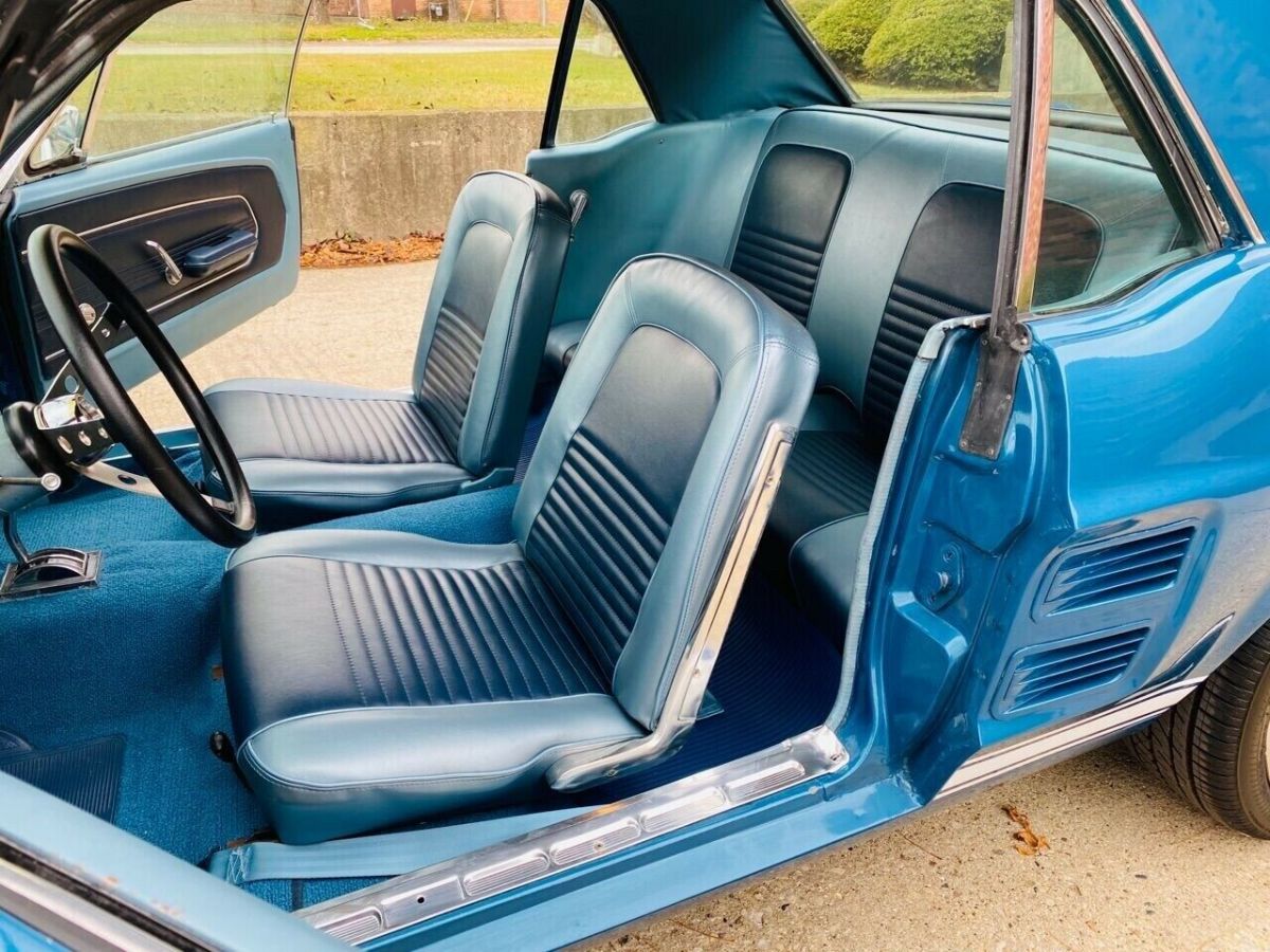 1967 Blue Ford Mustang Coupe