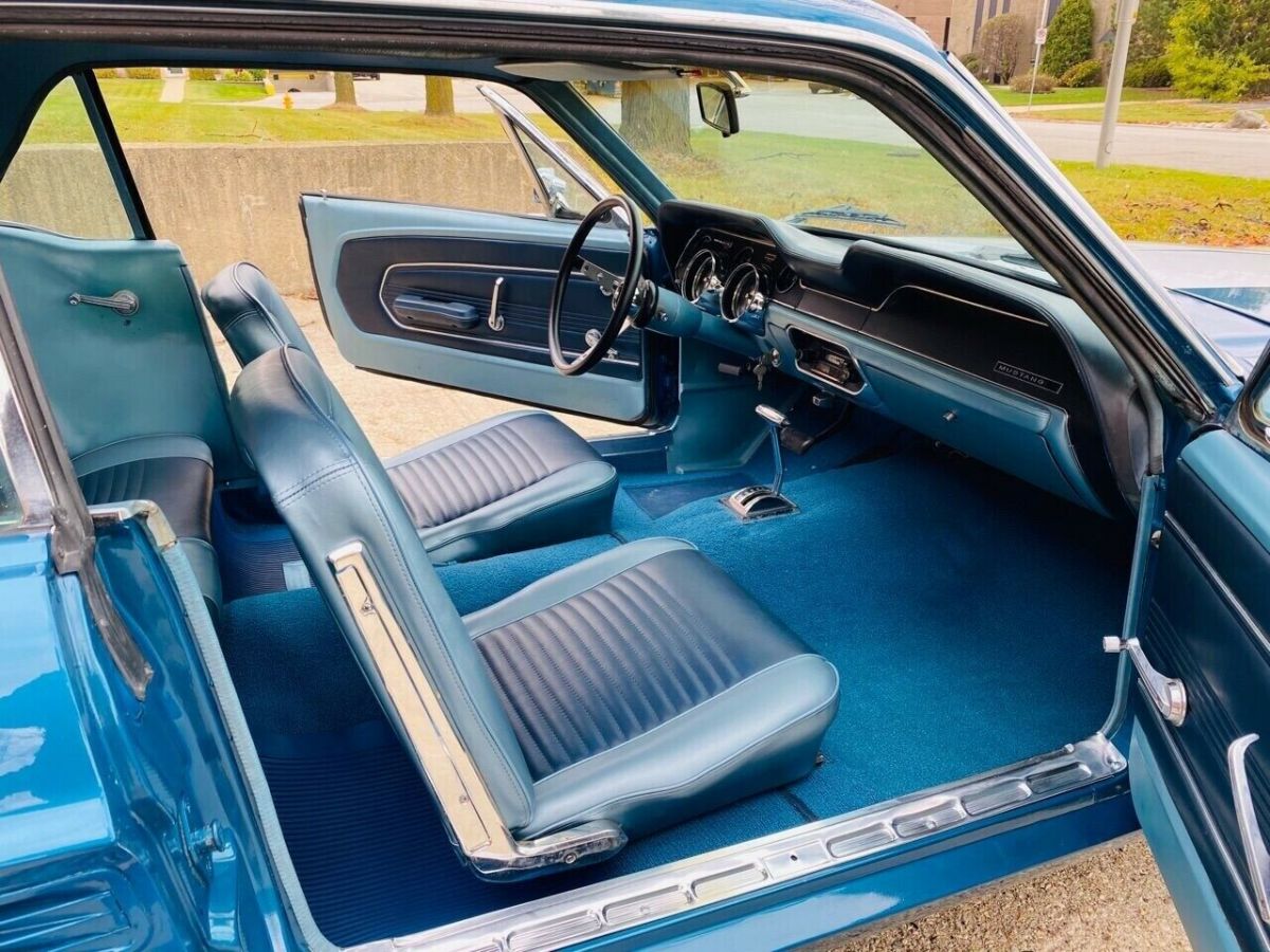 1967 Blue Ford Mustang Coupe