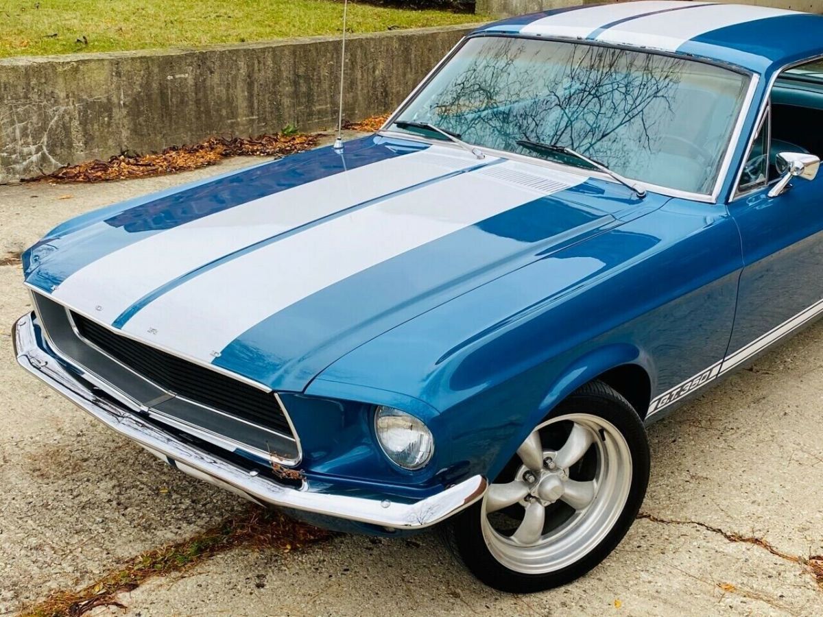 1967 Blue Ford Mustang Coupe