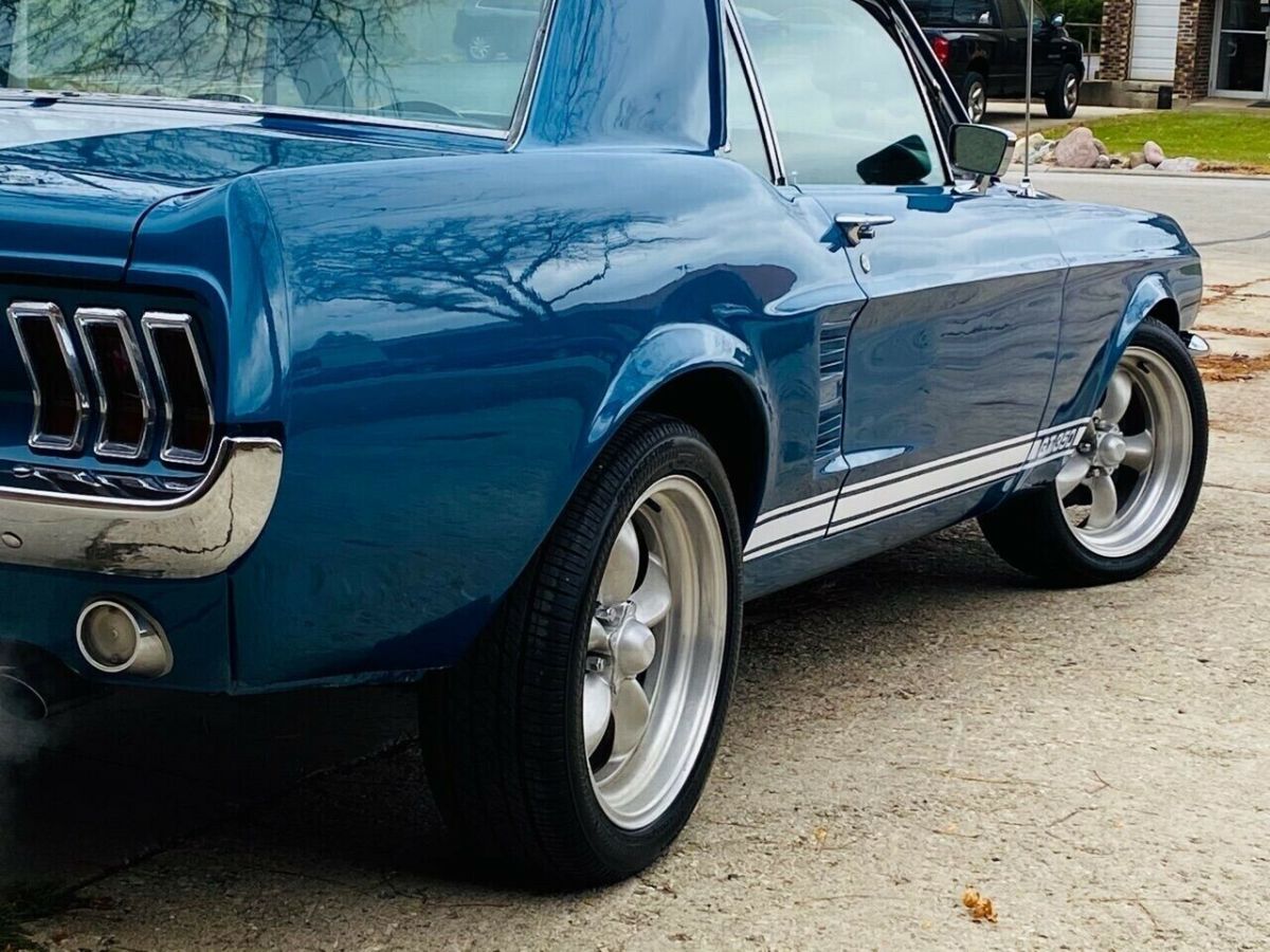 1967 Blue Ford Mustang Coupe