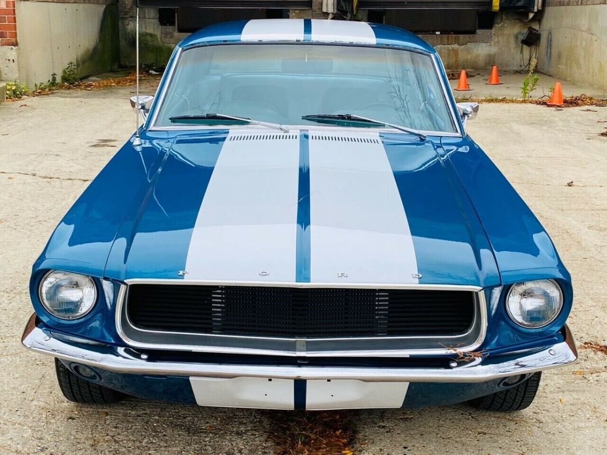 1967 Blue Ford Mustang Coupe