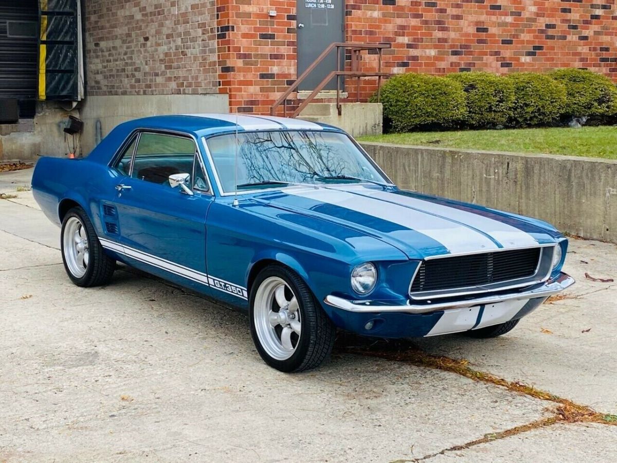 1967 Blue Ford Mustang Coupe